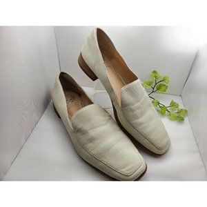 Vince Camuto brynna leather loafer womans size 8.5M cream